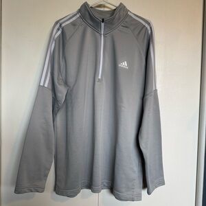 Adidas Golf Men's Gray Quarter-Zip